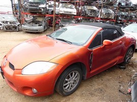 2008 MITSUBISHI ECLIPSE CONVERTIBLE SPYDER GT ORANGE 3.8 AT 203960